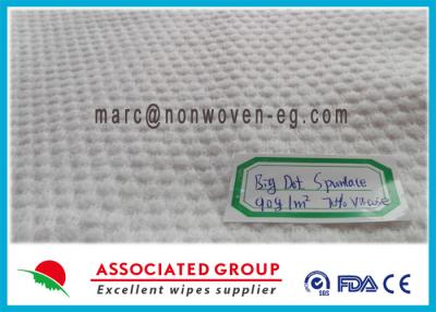 China Spunlace Biodegradable Non Woven Fabric Lint Free Cross Lapping for sale
