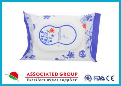 China Organic Extra Thick Aldult Wet Wipes , Soft Alcohol Free Biodegradable Unscented Wet Wipes for sale
