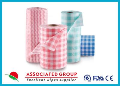 China Spunlace Viscose And Polyester (PET) Non Woven Fabric Roll Colorfu Printed for sale