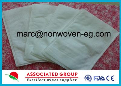 China Disposable Wash Gloves Made of Highly Absorbent Non Woven Polyester / Viscose Material for sale
