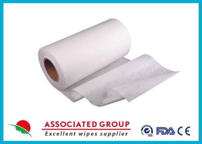 China Plain Spunlace biodegradable non woven fabric , 50Gsm non woven material User Friendly for sale