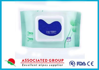 China Delicate Antibacterial Adult Wet Wipes , Hypoallergenic Adult Wash Cloths 30 Pcs for sale