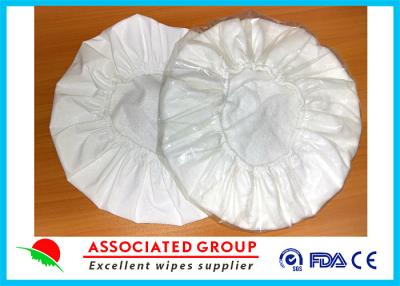 中国 Unscentedの白い使い捨て可能な洗浄の加えられる自由なシャンプーの帽子のシャンプーの状態 販売のため