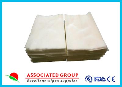 中国 複数の使用Medlineの乾燥したワイプ、純粋な綿/ビスコースの個人的で忍耐強い清潔になるワイプ 販売のため