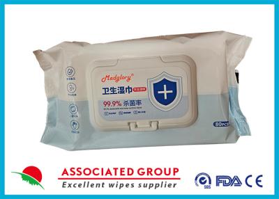China Custom Surface Cleaning Alcohols Technical Anti Bacterial Adult Wet Wipes Biodegradable Disposable Isopropyl-Alcohol for sale