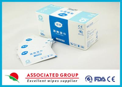 China 70% Isopropyl Disinfectant Medical Hospital Alcohol Pad / Swab / Wipes for sale