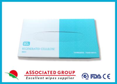 China Soft Cotton Dry Disposable Wipes Regenerated Cellulose For Personal Care / Object Surface for sale