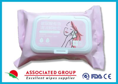 Chine Nettoyage efficace de nettoyage féminin d'acide hyaluronique de chiffons de solvant de maquillage à vendre
