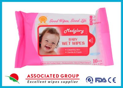 Chine Le nettoyage humide de chiffons de bébé frais doux pèlent le matériel non-tissé de tissu de Spunlace à vendre