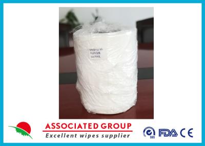 中国 Spunlaceぬれたワイプの生産のための非編まれたロール直接広げられた布タケ繊維 販売のため
