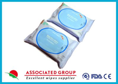 China Alcohol Free Biodegradable Baby Wipes , Wet Tissue Wipes Small Dot No Irritation for sale