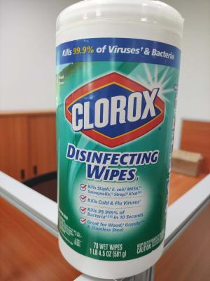 China trapos secos 75pcs para el fabricante mojado desinfectante Kill 99,999% de los trapos de bacterias en venta