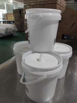 中国 容易のためのバケツのハンドルが付いているぬれたワイプの製造業者のための800pcs乾燥したワイプは運ぶ 販売のため