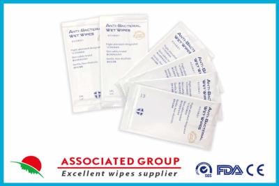 China Skin Safety Test Antibacterial Wet Wipes Gentle, Non Alcoholic for sale