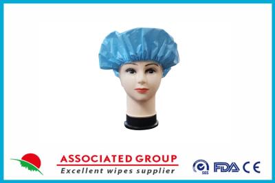 중국 Microwaveable 헹굼 처분할 수 있는 샴푸 샤워 모자 매우 두꺼운 물자 없음 판매용