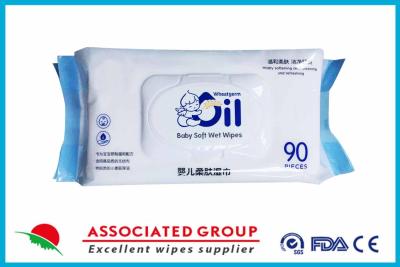 China Wheat Germ Oil Extract Baby Soft Wet Wipes Skin Cleaning And Refreshing for sale