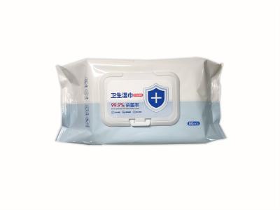China Personalized Antibacterial Wet Wipes 99.9% Sterilization Rate Baby Sanitary Wipes for sale