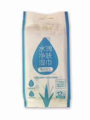 China Los trapos mojados adultos biodegradables amistosos de la piel no pigmentan no ningún fluorescente en venta
