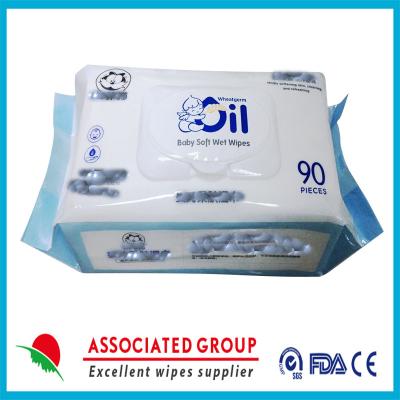 China OEM hypoallergenic wet wipes No Preservative Effect Safe For Sensitive Skin for sale