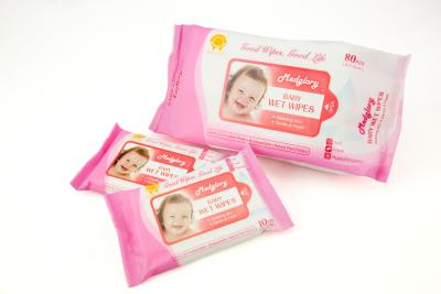 China paquetes hipoalérgicos del repuesto de Unscented de los trapos mojados libres del bebé del látex de los 20*15cm en venta
