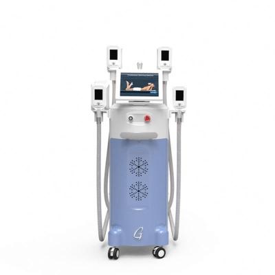 China Four handles cryo tech cryolipolysis slimming fat freezing machine for sale in south africa for sale