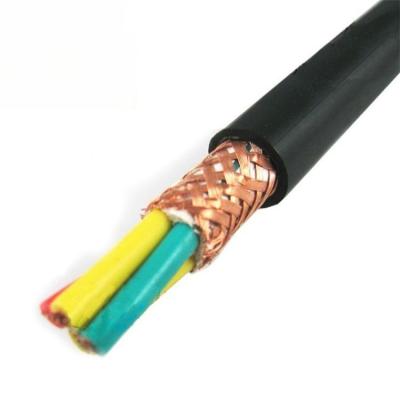 China Shielded Push Pull PVC Insulation Round Wire Copper Conductor Control Cable for sale