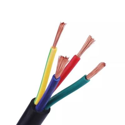 China 4mm 6mm 10mm 16mm 4 core Copper Conductor Pvc Insulation Flexible Wire Cable for sale