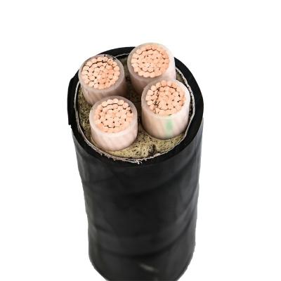 China 0.6/1KV Low Voltage Power Cable with XLPE Insulation and Armored Design Black Underground for sale