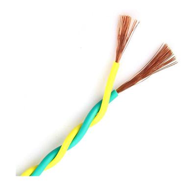 China Small Power Tools Twisted Pair Electric Wires with Copper Conductor and PVC Insulation for sale