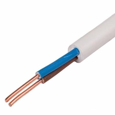 China ISO Certified 2*4mm Copper Core PVC Insulated Flat Cord Electrical Cable Wire for sale