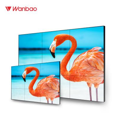 China 1080P solução video dos painéis de parede da tevê LCD diodo emissor de luz estreito super da moldura de 55 polegadas à venda