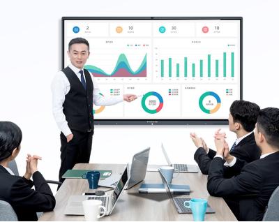 China Disipación de calor rápida de Whiteboard de la pantalla plana interactiva elegante electrónica de la conferencia en venta