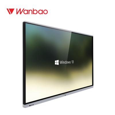China Pantalla interactiva elegante electrónica de 75 de la pulgada multimedias de Whiteboard para el negocio en venta