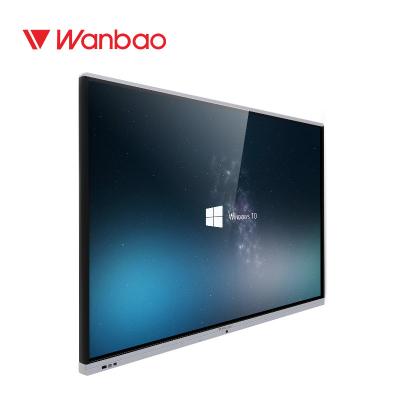 China Wall Mounted Touch Screen Whiteboard 65'' 4K Digital Display Precise Writting for sale