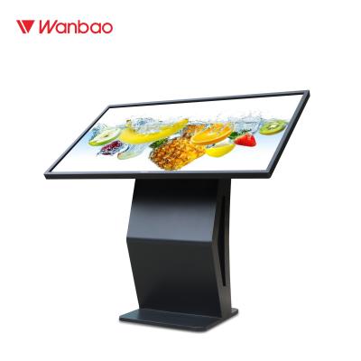 China Horizontal Interactive Touch Screen Kiosk 65 Inch For Airport Advertising for sale