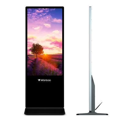 China 55 Inch 4k Android Digital Signage Totem Touch Screen for sale