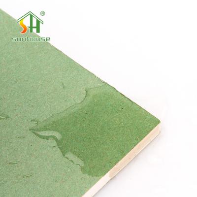 China Customized Water Resistant Plasterboard With 9mm 10mm 12mm Thickness for sale
