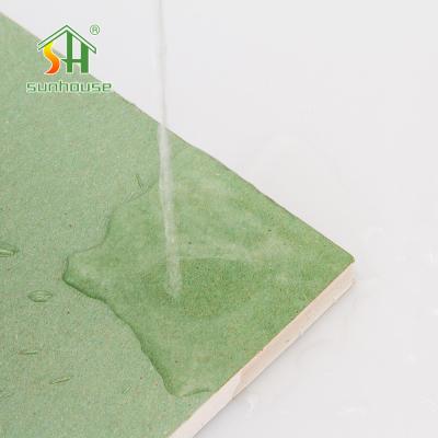 Китай Подгонянный цвет водостойкой штукатурной плиты зеленый для системы стен раздела гипсокартона продается
