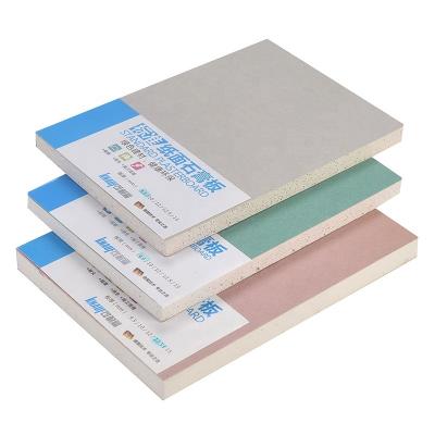 China 9.5mm Thick Paper Gypsum Board Fire Resistant For Internal Wall Partition for sale