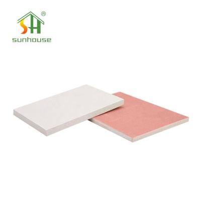 China Customized 12.5mm Fire Resistant Plasterboard For Villa Apartment Ceiling for sale