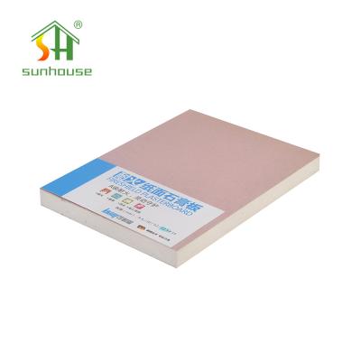 China 9Mm Fire Resistant Plasterboard Drywall Sag Resistance Gypsum Ceiling Board for sale