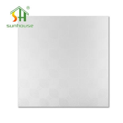 China 595 X 595mm PVC Gypsum Ceiling Panel Soundproof Waterproof For Hotel for sale