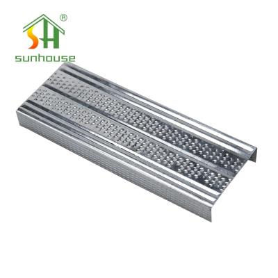China Aluminum Alloy Metal Stud Furring For Wall Partition With 1mm Thickness for sale