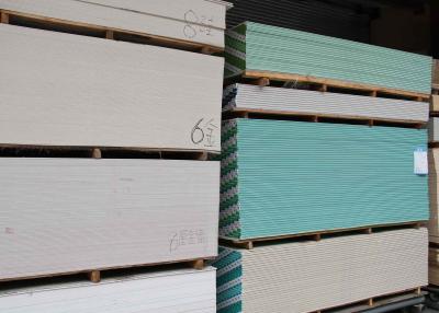 China Green Drywall Gypsum Board 12Mm 1220X2440Mm Plasterboard Partition for sale