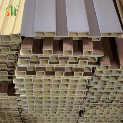 China Wood Composite Interior Fluted Panels Wpc Wall Panel Clading Wall Panel Wpc Cladding For Indoor Decoration for sale
