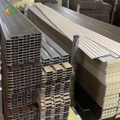 China Spot Goods Wood Plastic Composites Wall Panel Impact Resistance Wpc Wall Panel For Outdoor Use à venda