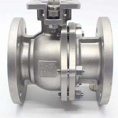 China DIN PN16/40 HIGH PADING FLANGED BALL VALVE for sale