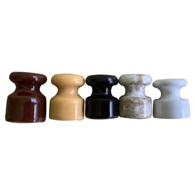 China Low Voltage Porcelain Transmission Line Insulator For Wall Wire Fixings for sale