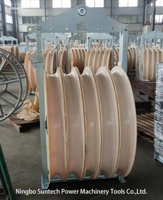 China Bundled Aluminum Conductor Pulley Block For 220KV Transmission Line for sale