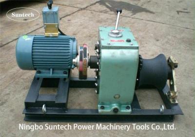 China Overhead Line Diesel Engine Cable Winch Puller With Belt Driven for sale